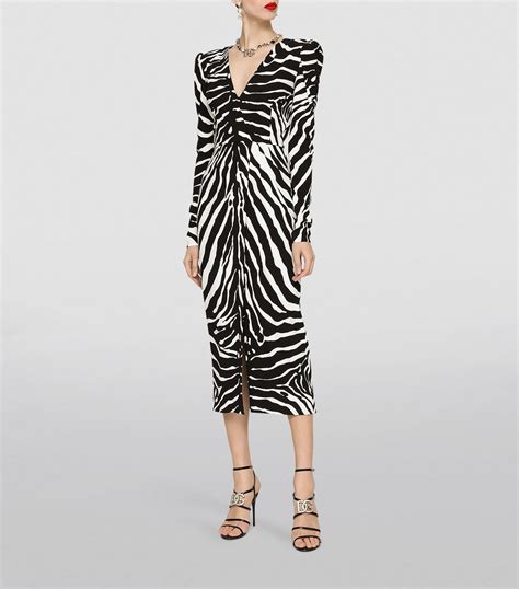 dolce gabbana zebra dress|dolce gabbana dresses 2021.